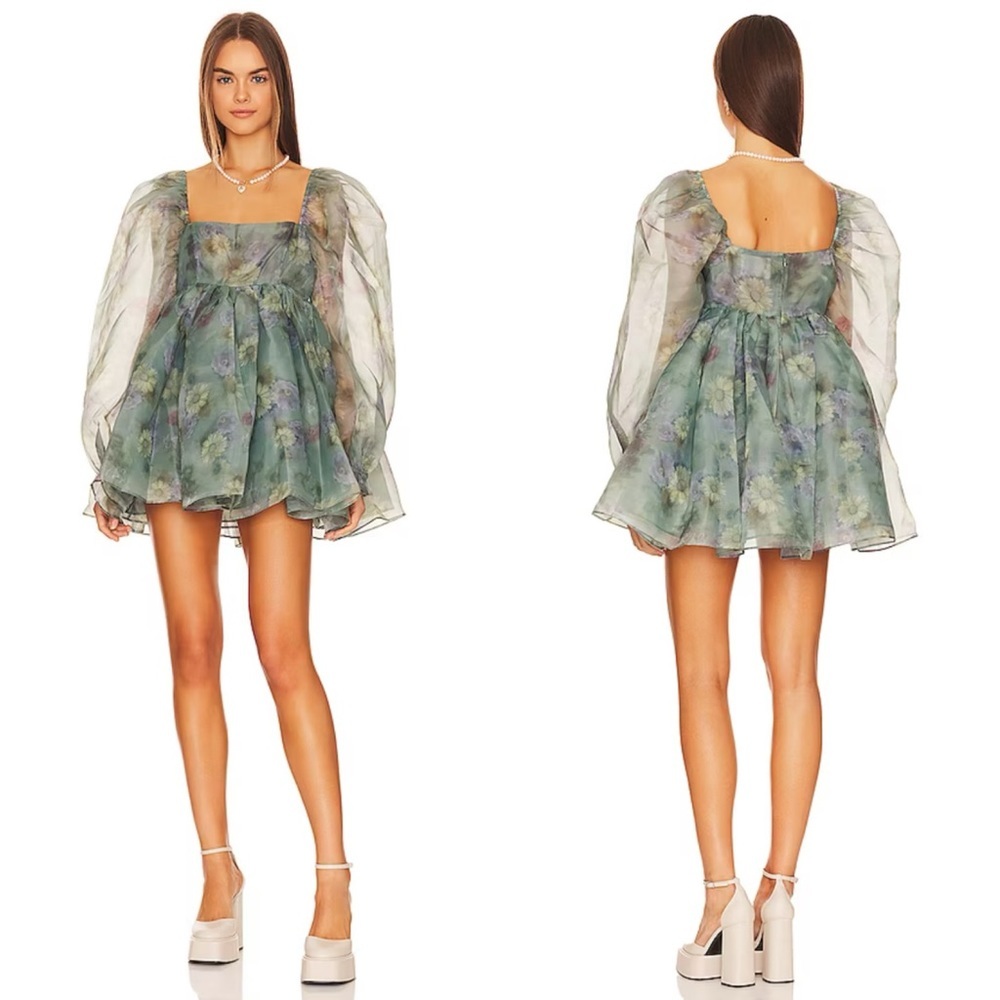 Selkie the Puff Dress in Chalk Dust Floral Size 3X NEW! New with tags! - Picture 12 of 12